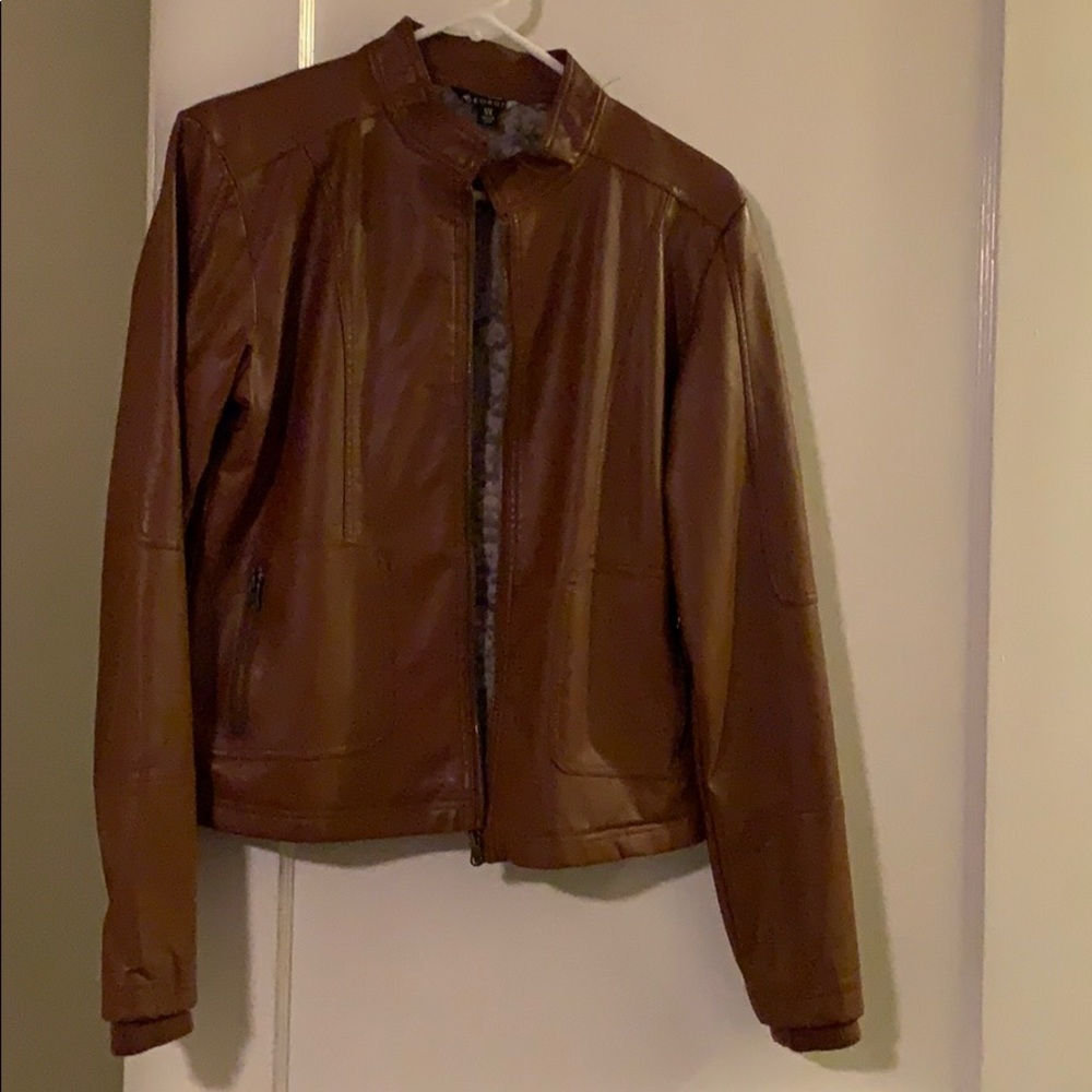 Fall leather jacket